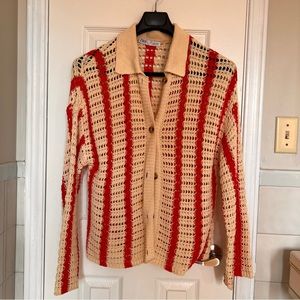 Zara ope knit cardigan